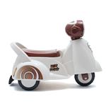 Detská motorka Baby Mix so zvukom Scooter biela