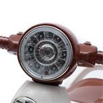 Detská motorka Baby Mix so zvukom Scooter biela