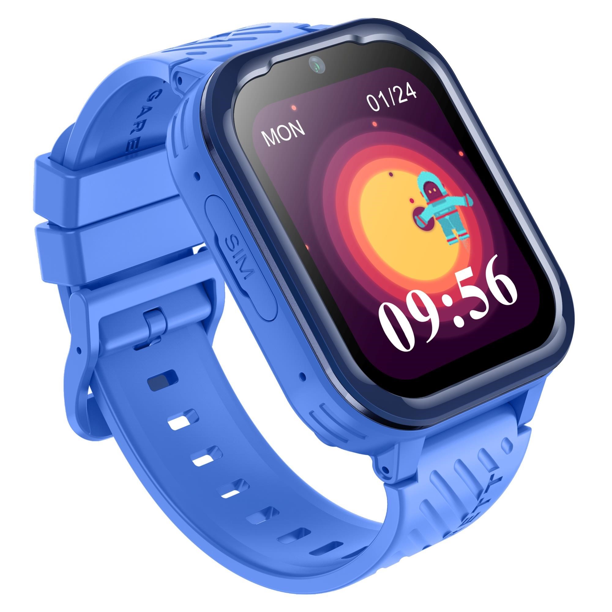 Detské inteligentné hodinky Garett Smartwatch Kids Essa 4G modré