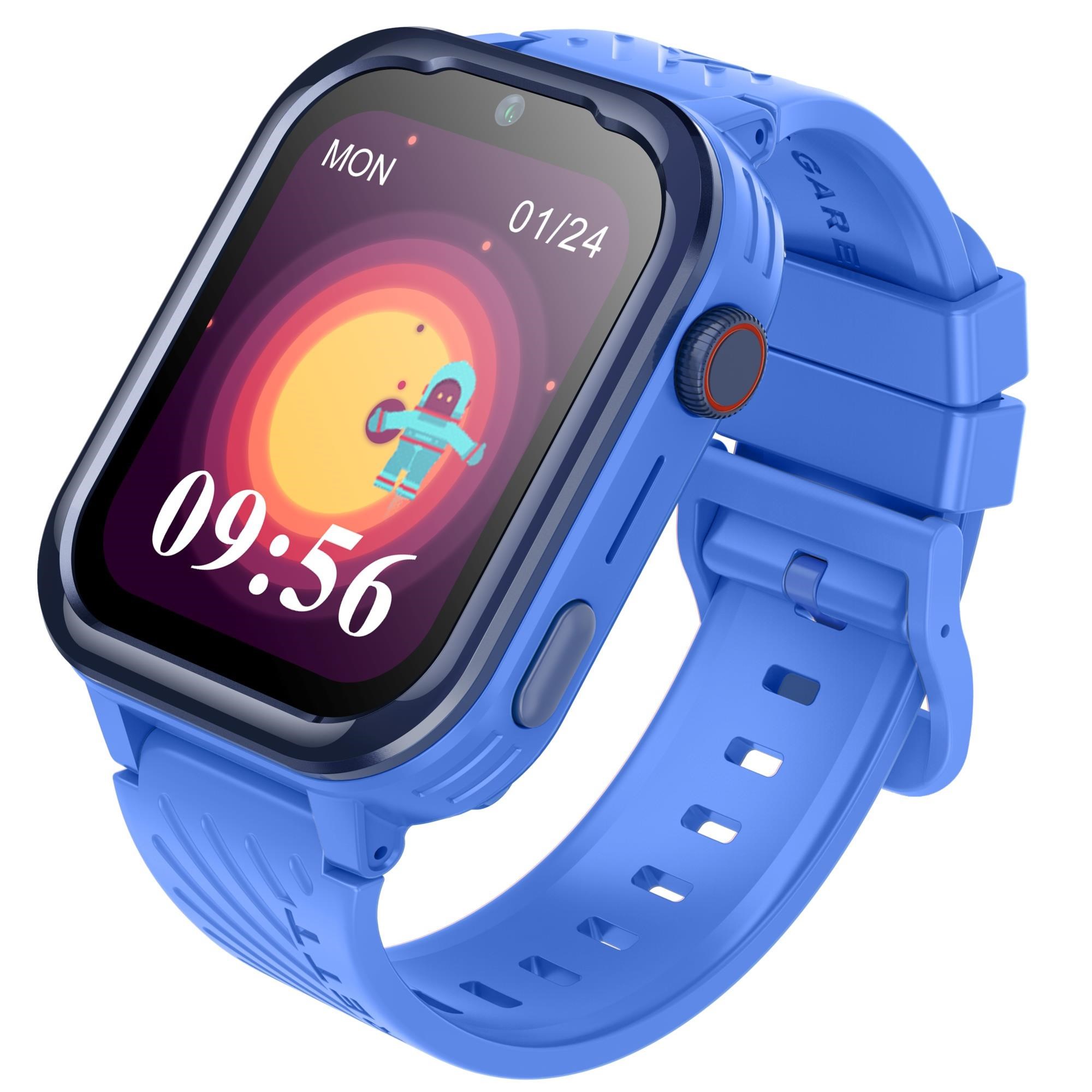 Detské inteligentné hodinky Garett Smartwatch Kids Essa 4G modré