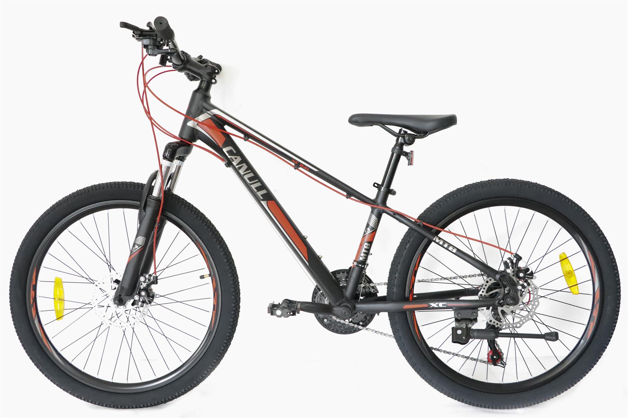 dětské kolo CANULL XC 241 24" černá/červená