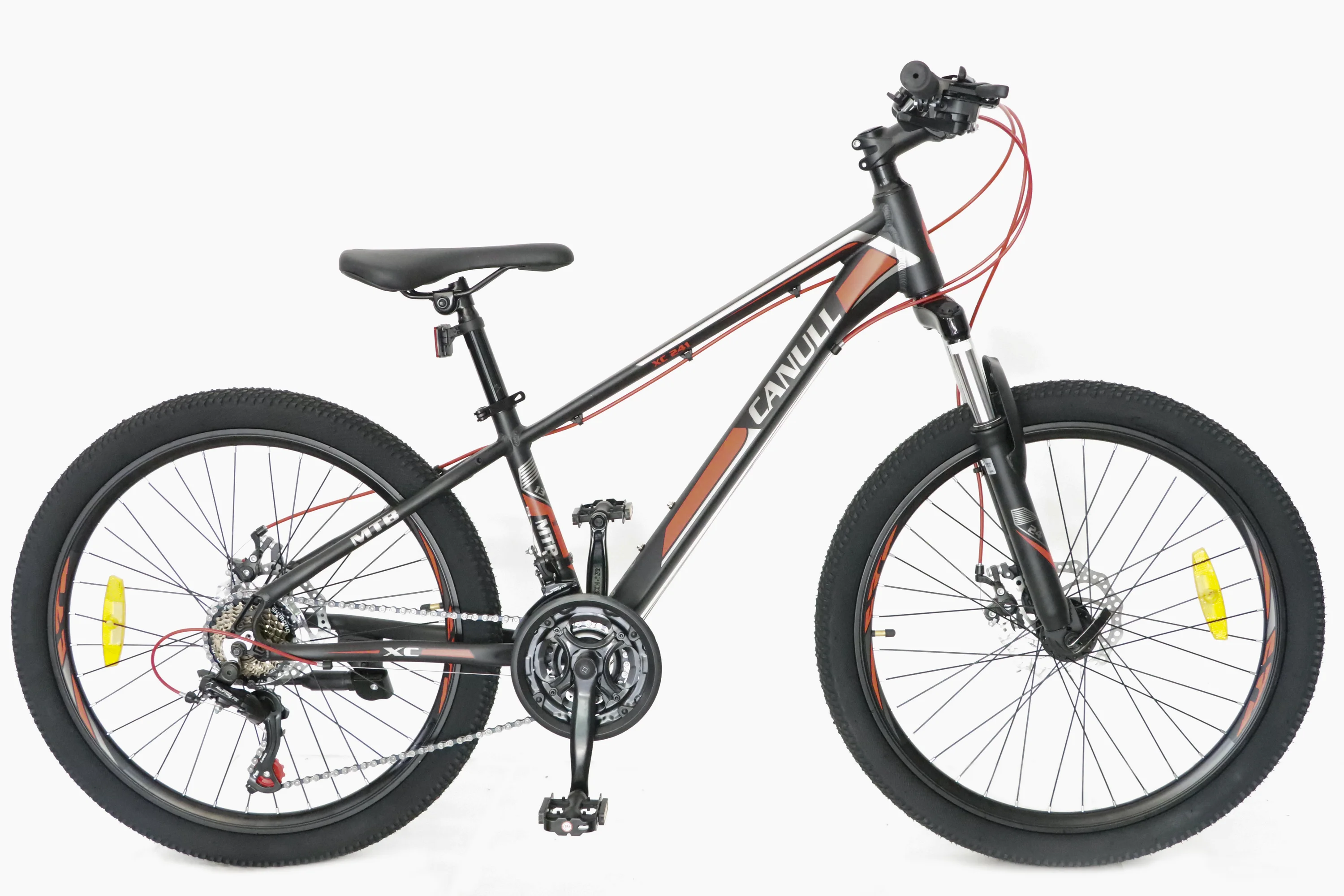 dětské kolo CANULL XC 241 24" černá/červená