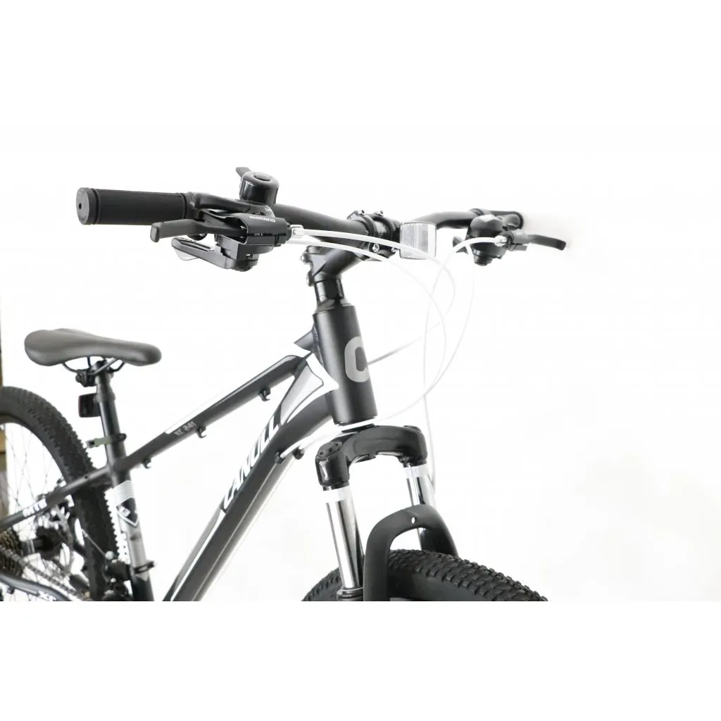 Detský bicykel CANULL XC 241 24" čierna/biela