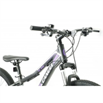 Detský bicykel CANULL XC 241 24" čierna/fialová