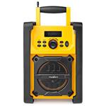Digitálne rádio NEDIS/ stolové/ výkon 15 W/ FM/ Bluetooth/ IPX5/ batéria/ napájanie zo siete/ čierne/ žlté