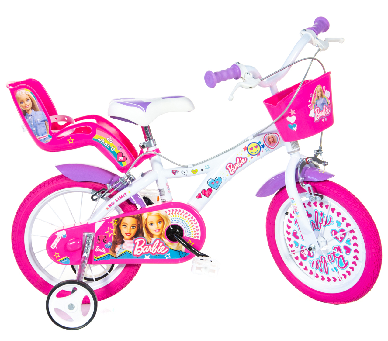 Dino bikes 144GLN BARBIE 14" dětské kolo
