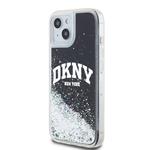 DKNY Liquid Glitter Arch Logo Zadní Kryt pro iPhone 11 Black