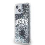 DKNY Liquid Glitter Arch Logo Zadní Kryt pro iPhone 13 Black