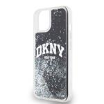 DKNY Liquid Glitter Arch Logo Zadní Kryt pro iPhone 13 Black