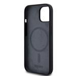 DKNY Liquid Silicone Arch Logo MagSafe Back Cover pre iPhone 15 Black