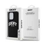 DKNY Liquid Silicone Arch Logo MagSafe Back Cover pre iPhone 15 Pro Black