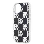 DKNY PC/TPU károvaný vzor zadného krytu pre iPhone 14 Black