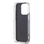 DKNY PC/TPU károvaný vzor zadného krytu pre iPhone 14 Pro Black