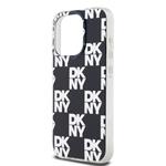 DKNY PC/TPU károvaný vzor zadného krytu pre iPhone 15 Pro Black