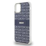DKNY PC/TPU opakujúci sa vzor Tonal Stripe Magsafe zadný kryt pre iPhone 11 Blue