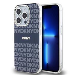 DKNY PC/TPU Repeat Pattern Tonal Stripe Magsafe Zadní Kryt pro iPhone 13 Pro Blue