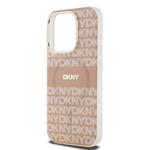 DKNY PC/TPU Repeat Pattern Tonal Stripe Magsafe Zadní Kryt pro iPhone 14 Pro Max Pink