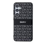 DKNY Zadný kryt PC/TPU s opakujúcim sa vzorom Tonal Stripe pre Samsung S24 Black