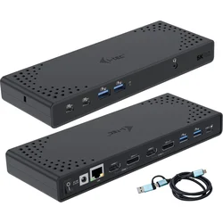 Dokovacia stanica i-tec USB 3.0 / USB-C / Thunderbolt s dvoma displejmi, PD 100 W
