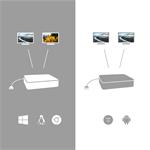 Dokovacia stanica i-tec USB-C HDMI DP s Power Delivery 100 W Univerzálna nabíjačka i-tec 77W