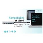 Dokovacia stanica i-tec USB-C Metal Nano 2x HDMI, PD 100W