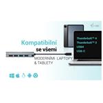 Dokovacia stanica i-tec USB-C Metal Nano 2x HDMI, PD 100W