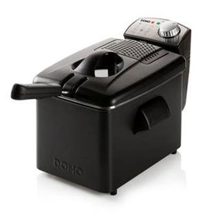 DOMO DO1014FR Fritéza nerezová, čierna