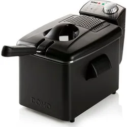 DOMO DO1014FR Fritéza nerezová, čierna