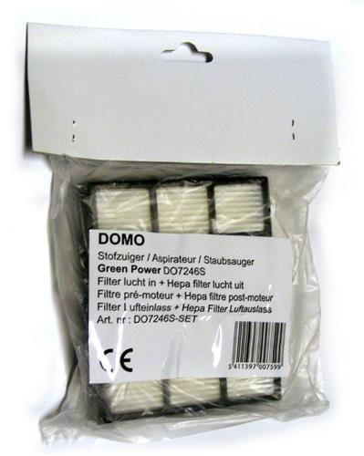 DOMO DO7246S-SET Sada vstupního,výstupního a HEPA filtru