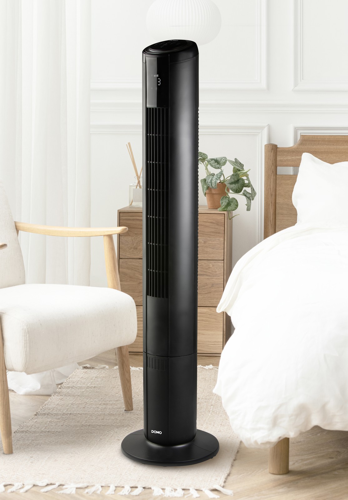 DOMO DO8153 Stĺpový ventilátor s ovládaním a podsvietením