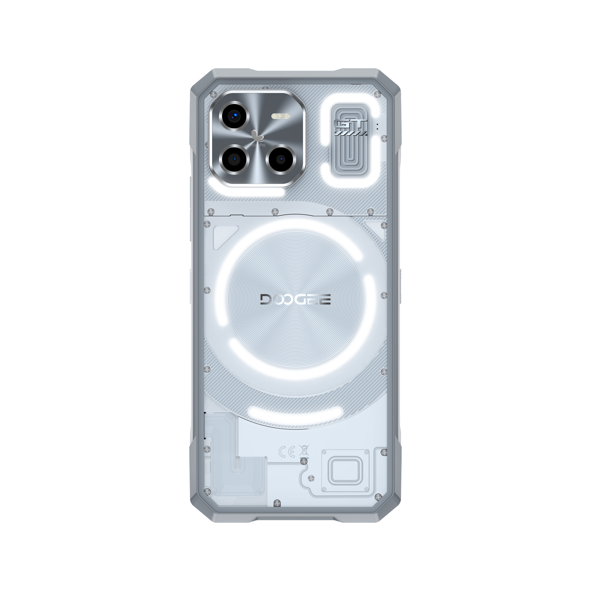 Doogee Blade GT Ultra 16+512GB Tekúce svetlo Strieborná