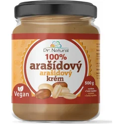 Dr.Natural 100% Arašídový krém jemný, 500 g 