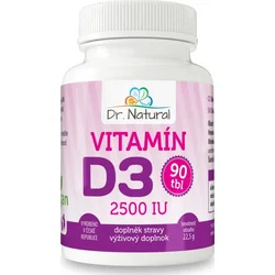 Dr.Natural Vitamín D3 2500 IU 90 tbl.