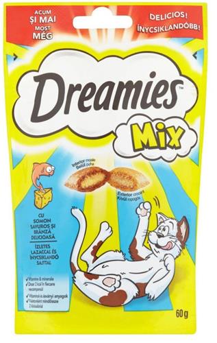 Dreamies pochoutka s lososem a sýrem 60g