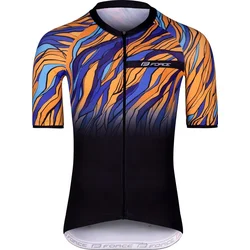 Dres Force LIFE čierno-modro-oranžový veľkosť M