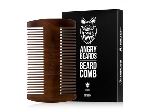 Drevený hrebeň Angry Beards