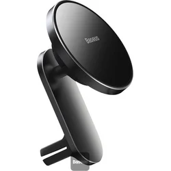 Držiak Baseus Big Energy s bezdrôtovým nabíjaním 15 W čierny (kompatibilný s Apple iPhone 12 Series)