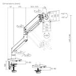 Držiak monitora Brateck LDT60-C012