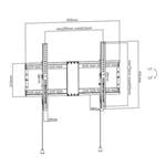 Držiak na TV GEMBIRD WM-80T-01, 37"-80" (70 kg), náklon