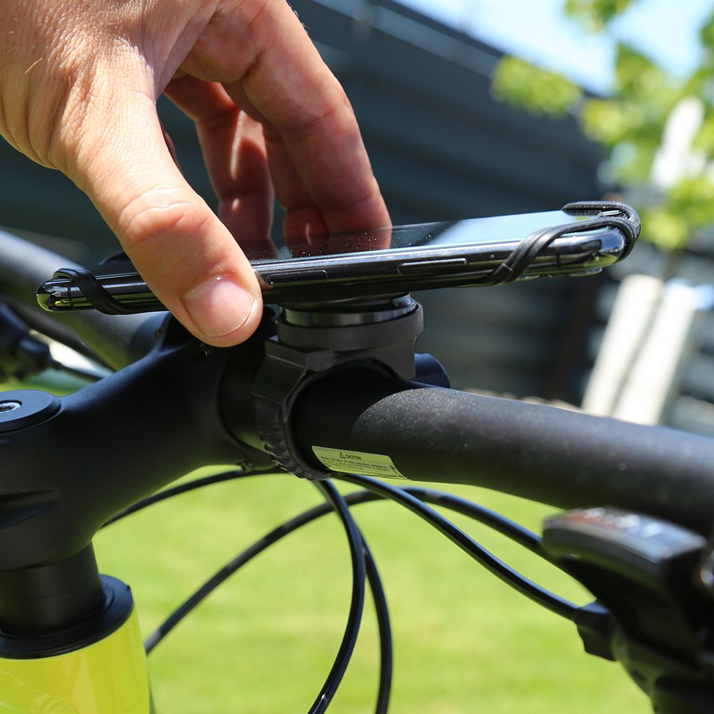 Držiak telefónu na bicykel Tellur BPH100 4 - 6,5", čierny