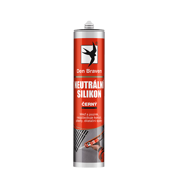 DTZ DENBRAVEN Neutrální silikon 280ml černý RL