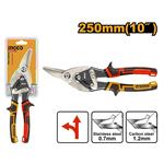 DTZ INGCO Nožnice na plech zahnuté doľava 250 mm 10"