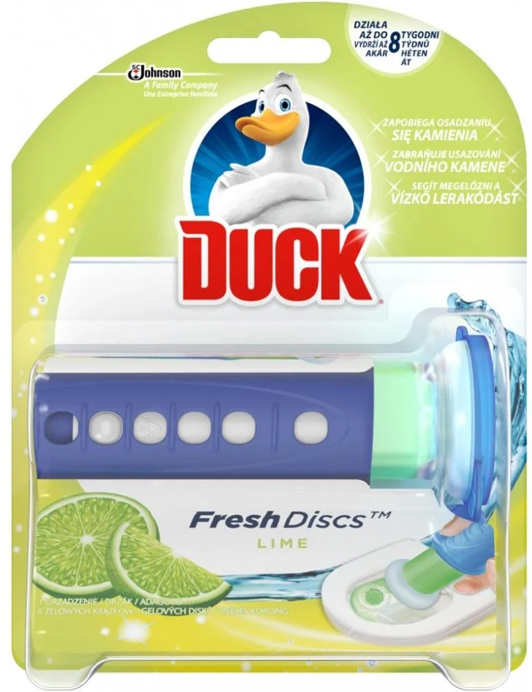 Duck Fresh Discs - čistiaci prostriedok na WC Lime 36ml