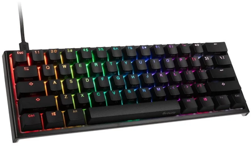 Ducky One 2 Mini herní klávesnice, MX-Black, RGB-LED, černá (US)