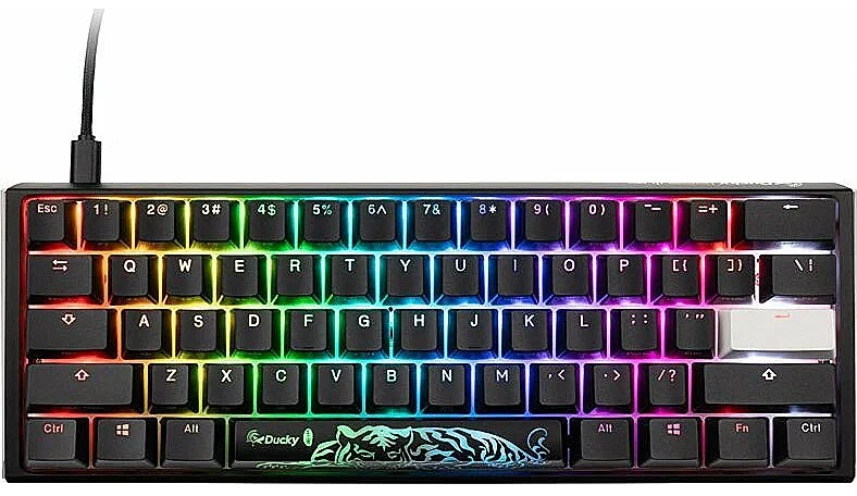Ducky One 3 Classic Black/White Mini herní klávesnice, RGB LED - MX-Brown (US)