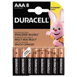 Duracell Basic alkalická baterie, 8 ks (AAA)