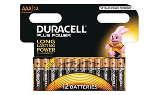 Duracell MN2400B12 Plus Power AAA - 12 Pack