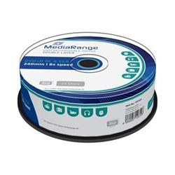 DVD+R DL MediaRange 8.5GB 8x SPINDL (25pack) MR469 - Datová media zapisovací