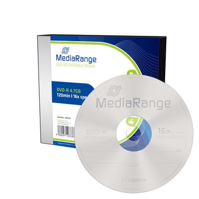 DVD-R MediaRange 4,7 GB 16x slimcase (5pack)