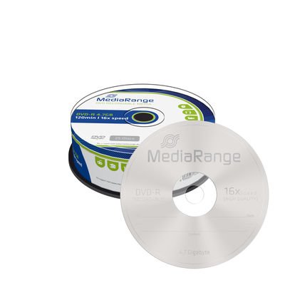 DVD-R MediaRange 4,7GB 16x SPINDL (25pack)